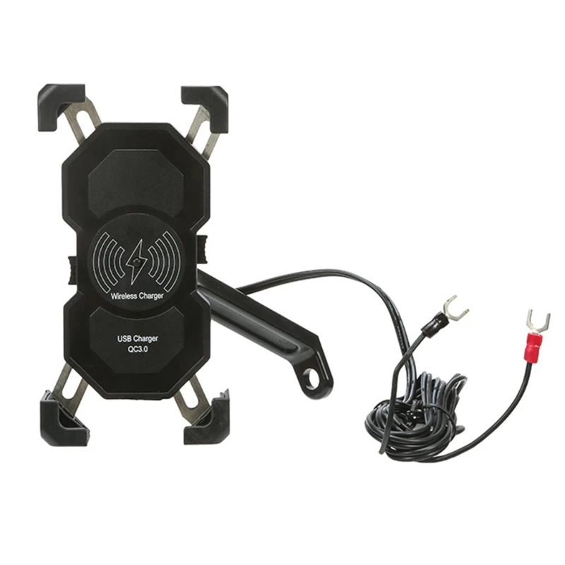 12-24V Motorcycle QC3.0 USB 15W Wireless Charger Mount Motorbike Phone Holder Mirror Base USB Charger for Cellphone
12-24V Motorcycle QC3.0 USB 15W Wireless Charger Mount Motorbike Phone Holder Mirror Base USB Charger for Cellphone