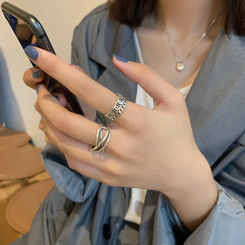 FMILY Minimalist 925 Sterling Silver Line Cross Ring Retro Fashion Hip-hop Hollow Geometric Jewelry for Girlfriend Gifts
FMILY Minimalist 925 Sterling Silver Line Cross Ring Retro Fashion Hip-hop Hollow Geometric Jewelry for Girlfriend Gifts