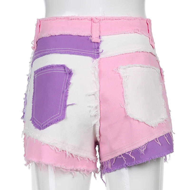 SUCHCUTE Harajuku Low Waist Patchwork Shorts For Women Summer Streetwear Contrast Color 90s Jeans Shorts Aesthetic Korean Shorts
SUCHCUTE Harajuku Low Waist Patchwork Shorts For Women Summer Streetwear Contrast Color 90s Jeans Shorts Aesthetic Korean Shorts