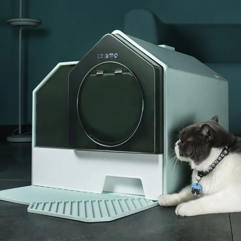 Large House Cat Litter Basin Fully Enclosed Drawer-type Deodorant Anti-sand Cat Toilet Cat Excrement Basin Baby Cat Supplies
Large House Cat Litter Basin Fully Enclosed Drawer-type Deodorant Anti-sand Cat Toilet Cat Excrement Basin Baby Cat Supplies