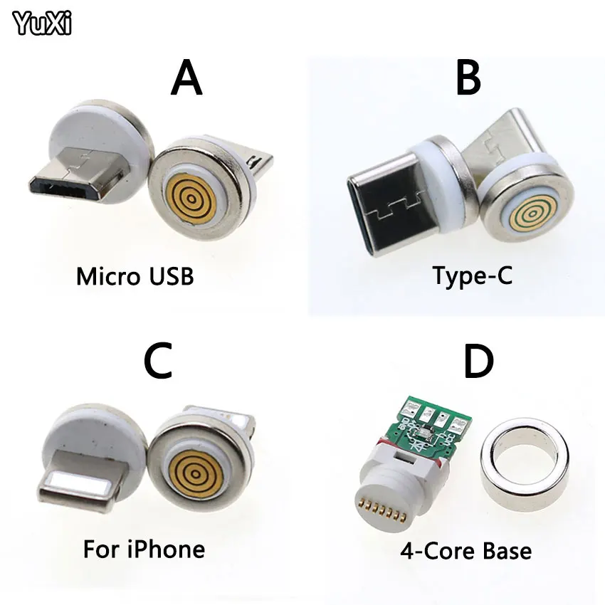 YUXI 2Pcs Type C Micro usb Mobile Phone Cable Charging 12th Magnetic Plug for iphone xiaomi redmi Mobile Phone Charger Plug
YUXI 2Pcs Type C Micro usb Mobile Phone Cable Charging 12th Magnetic Plug for iphone xiaomi redmi Mobile Phone Charger Plug