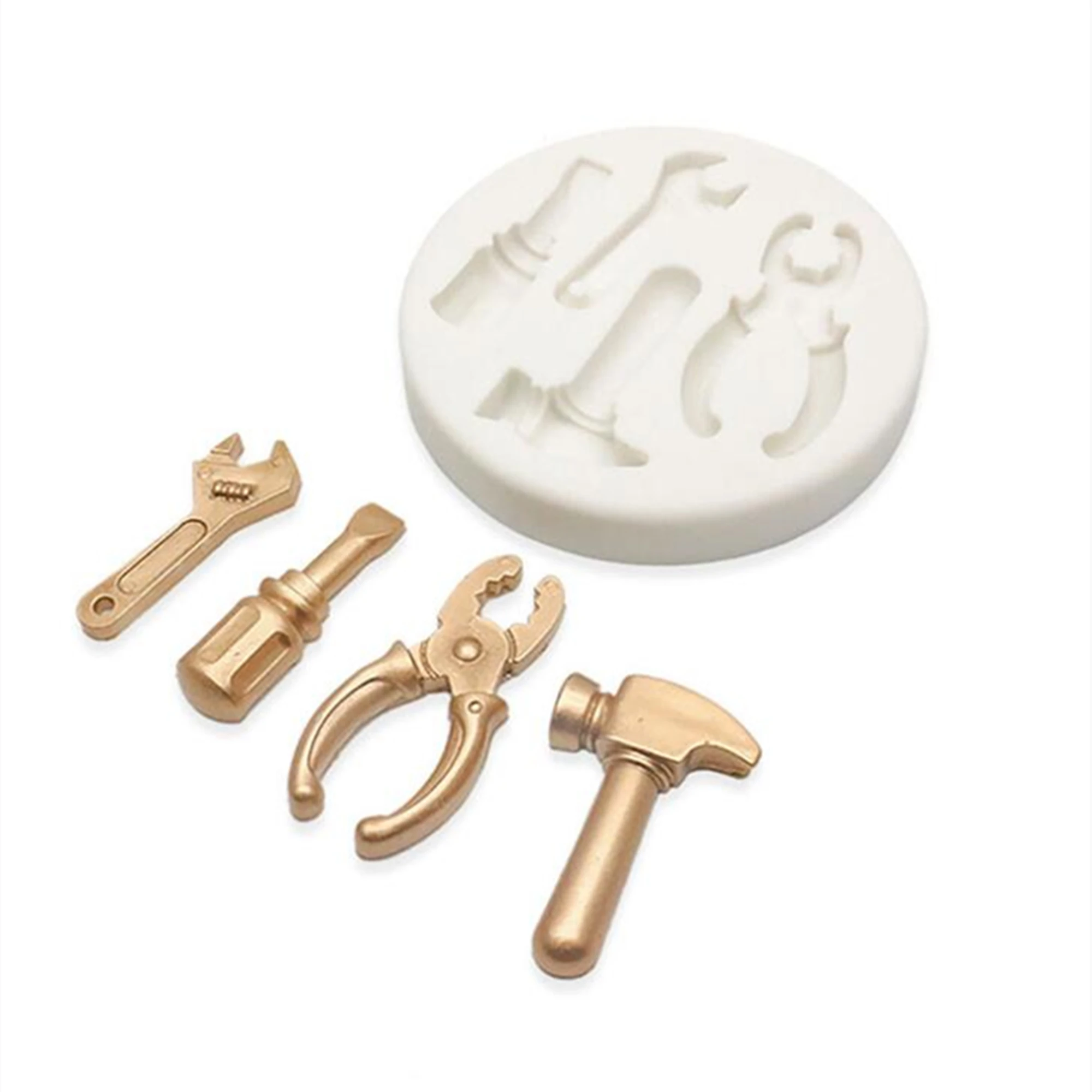 3D Birthday Decoration Screws Hammer Wrench Silicone Molds DIY Baking Cake Decoration Tools Kitchen Baking Accessories AD202
3D Birthday Decoration Screws Hammer Wrench Silicone Molds DIY Baking Cake Decoration Tools Kitchen Baking Accessories AD202