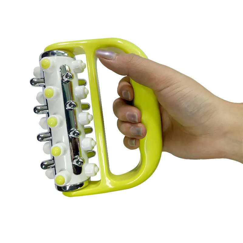 Portable Manual Body Massager Yellow Roller Massager Leg Abdomen Neck Buttocks Foot Care Handheld Pain Relief Massage Tool
Portable Manual Body Massager Yellow Roller Massager Leg Abdomen Neck Buttocks Foot Care Handheld Pain Relief Massage Tool