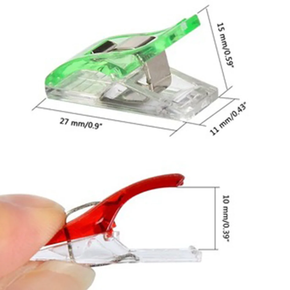 100pcs Fabric Quilting Craft Sewing Knitting Clips Home Office Supply Mixed Plastic Sewing Clips Holder for DIY Patchwork
100pcs Fabric Quilting Craft Sewing Knitting Clips Home Office Supply Mixed Plastic Sewing Clips Holder for DIY Patchwork