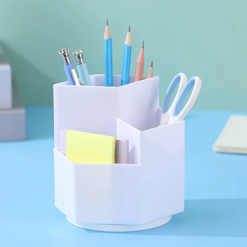Multifunction 360 Degree Rotating Pen Holder 3 Slots Large Capacity Desktop Storage Box Pencil Organizer School Stationery
Multifunction 360 Degree Rotating Pen Holder 3 Slots Large Capacity Desktop Storage Box Pencil Organizer School Stationery