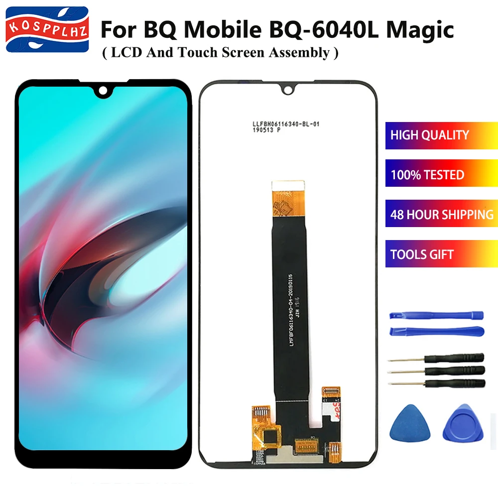 6 09 "для BQ Mobile 6040L Magic BQ6040L ЖК дисплей Дисплей и сенсорный экран Экран