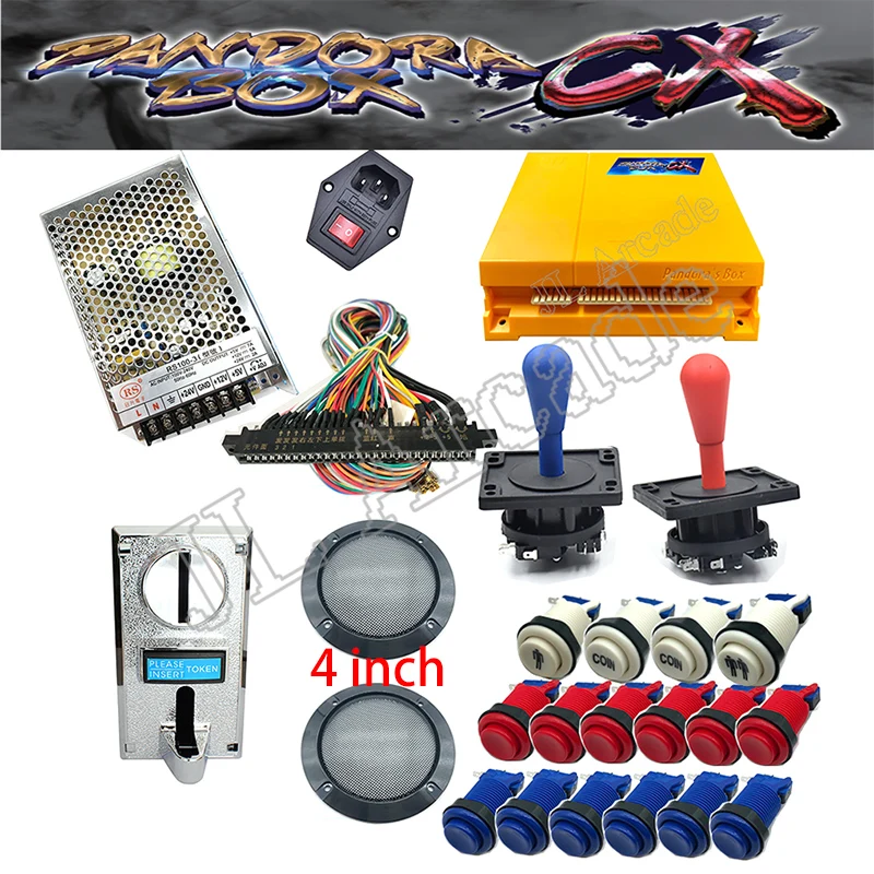 JL CRT DIY Pandora box cx 2800 в 1 Аркадный Игровой шкаф машина с jamma доска комплект джойстиком