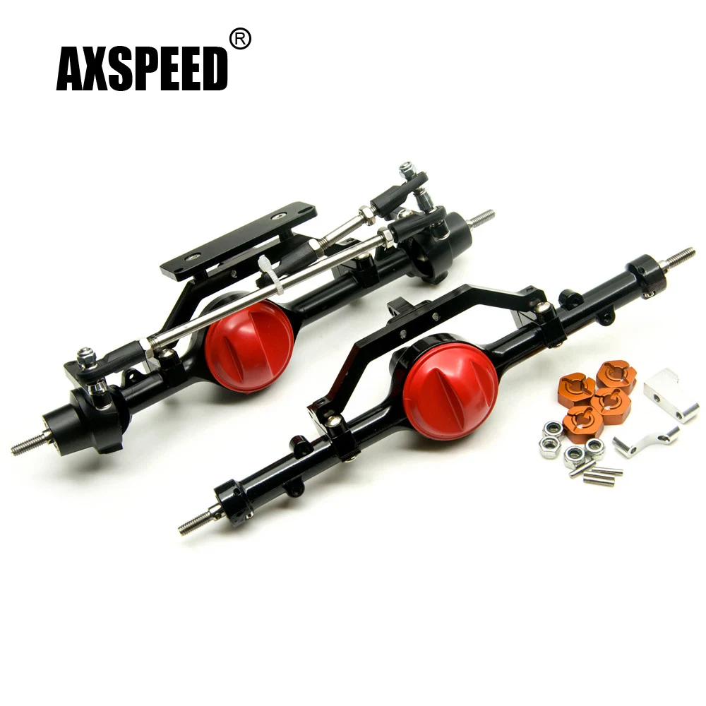 AXSPEED Полный алюминиевый сплав передние и задние оси для осевого SCX10 D90 D110 1/10 RC Гусеничный автомобиль обновленные детали аксессуары
AXSPEED Полный алюминиевый сплав передние и задние оси для осевого SCX10 D90 D110 1/10 RC Гусеничный автомобиль обновленные детали аксессуары
