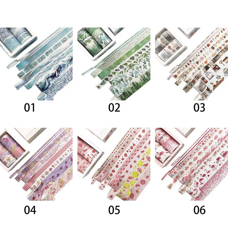 8Pcs/set Small Fresh Series Washi Tape Set DIY Girl Heart Hand Account Decorative Adhesive Tape Sticker Label Masking Tape
8Pcs/set Small Fresh Series Washi Tape Set DIY Girl Heart Hand Account Decorative Adhesive Tape Sticker Label Masking Tape