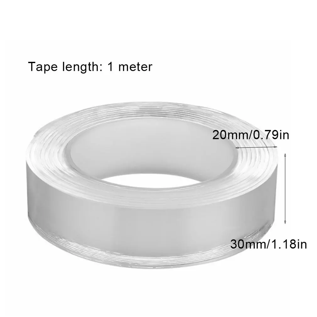 Thickened Nano Transparent Traceless Tape Waterproof Adhesive Tape Double-Sided Adhesive Anti-Collision Gel Tape
Thickened Nano Transparent Traceless Tape Waterproof Adhesive Tape Double-Sided Adhesive Anti-Collision Gel Tape