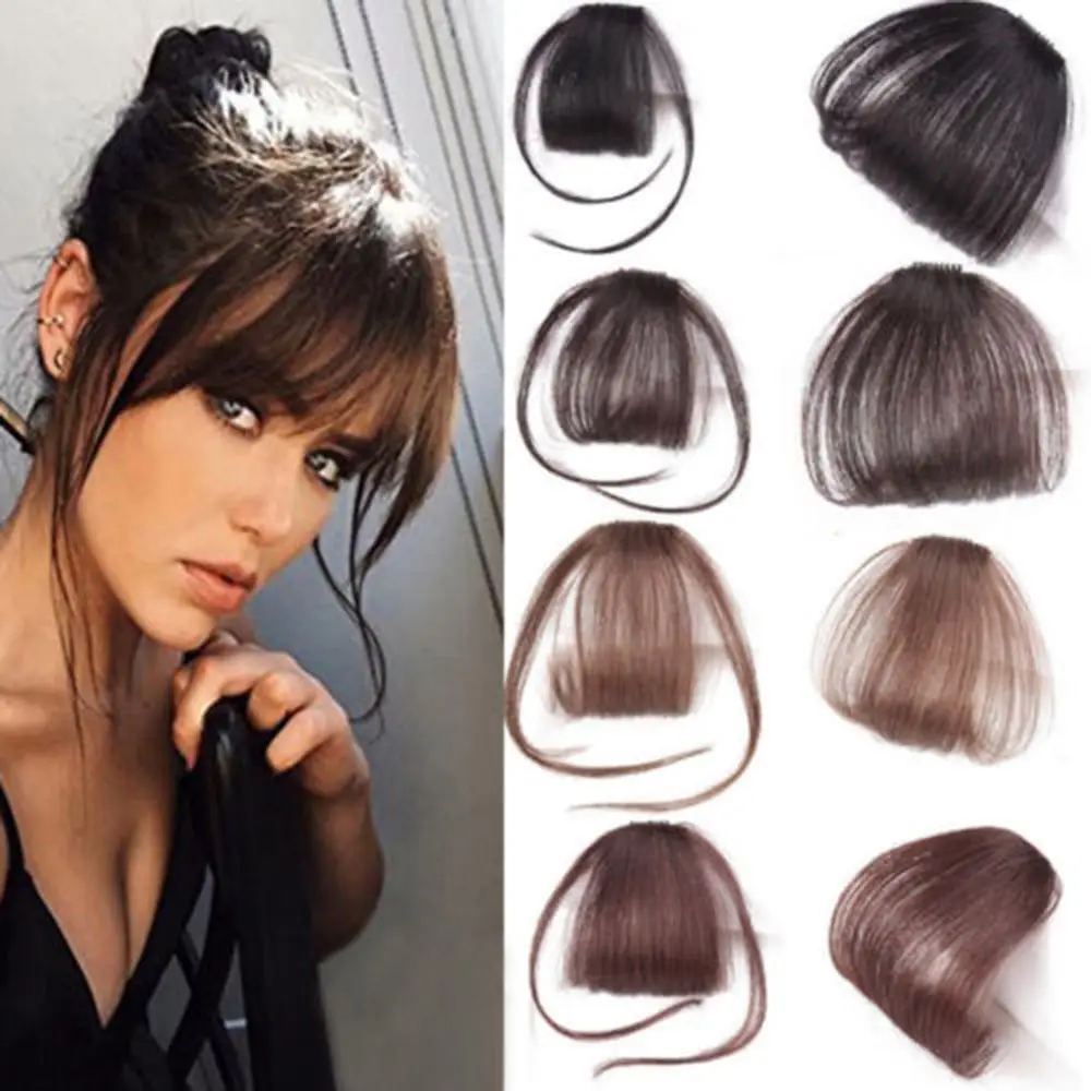 1pcs High Quality Hair Clips Fringe Hair Pieces False Synthetic Hair On The Clips Front Neat Bang Good Hair Styling Accessories
1pcs High Quality Hair Clips Fringe Hair Pieces False Synthetic Hair On The Clips Front Neat Bang Good Hair Styling Accessories