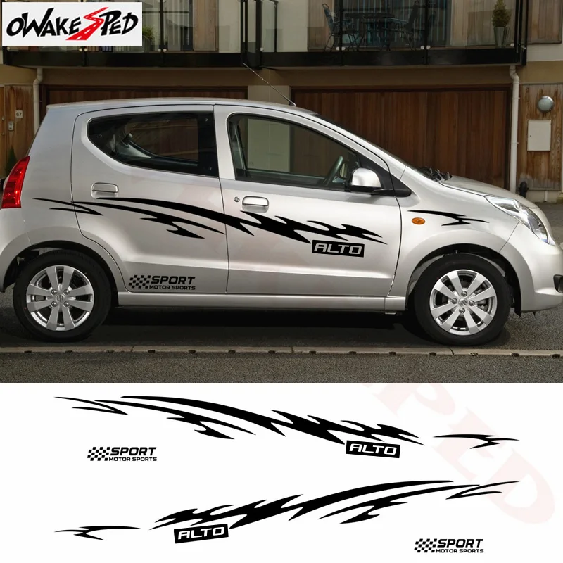 1set Car Door Sport Styling Stickers For-Suzuki Alto Accessories Auto Both Side Body Personalized Sticker DIY Vinyl Decal
1set Car Door Sport Styling Stickers For-Suzuki Alto Accessories Auto Both Side Body Personalized Sticker DIY Vinyl Decal