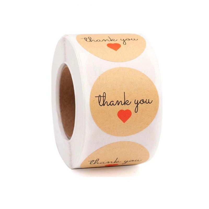 2022 New 500pcs Homemade Thank You Kraft Stickers Round Seal Label for Small Shop Handmade Stationery Sticker
2022 New 500pcs Homemade Thank You Kraft Stickers Round Seal Label for Small Shop Handmade Stationery Sticker