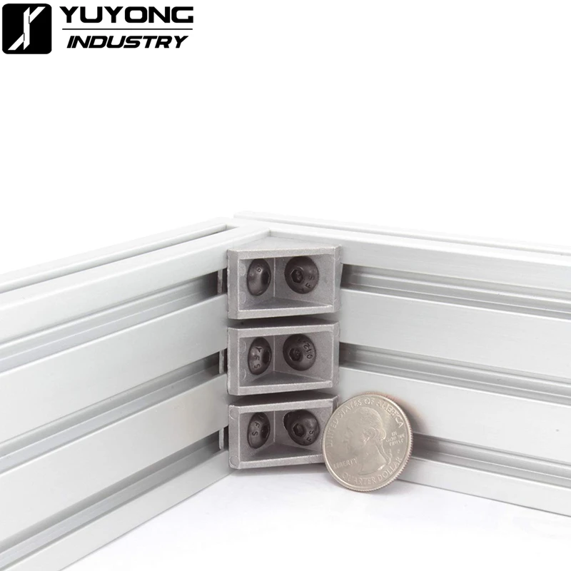 25pcs Durable Silver Aluminum 2020 Corner Bracket 20x20x17mm Solid Cast For 20mm Extrusion CNC Routers Machine 3D Printer
25pcs Durable Silver Aluminum 2020 Corner Bracket 20x20x17mm Solid Cast For 20mm Extrusion CNC Routers Machine 3D Printer