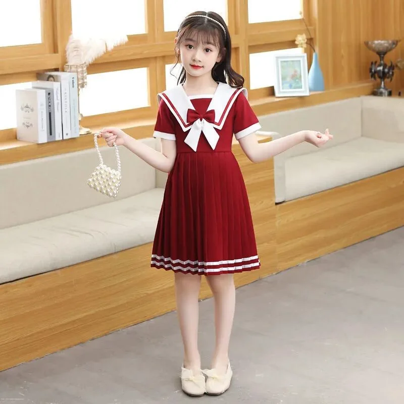 Girls' 2021 New Short-Sleeved Summer Dress JK Net Red Sun Department Students' College Style And Big Children's Skirt
Girls' 2021 New Short-Sleeved Summer Dress JK Net Red Sun Department Students' College Style And Big Children's Skirt