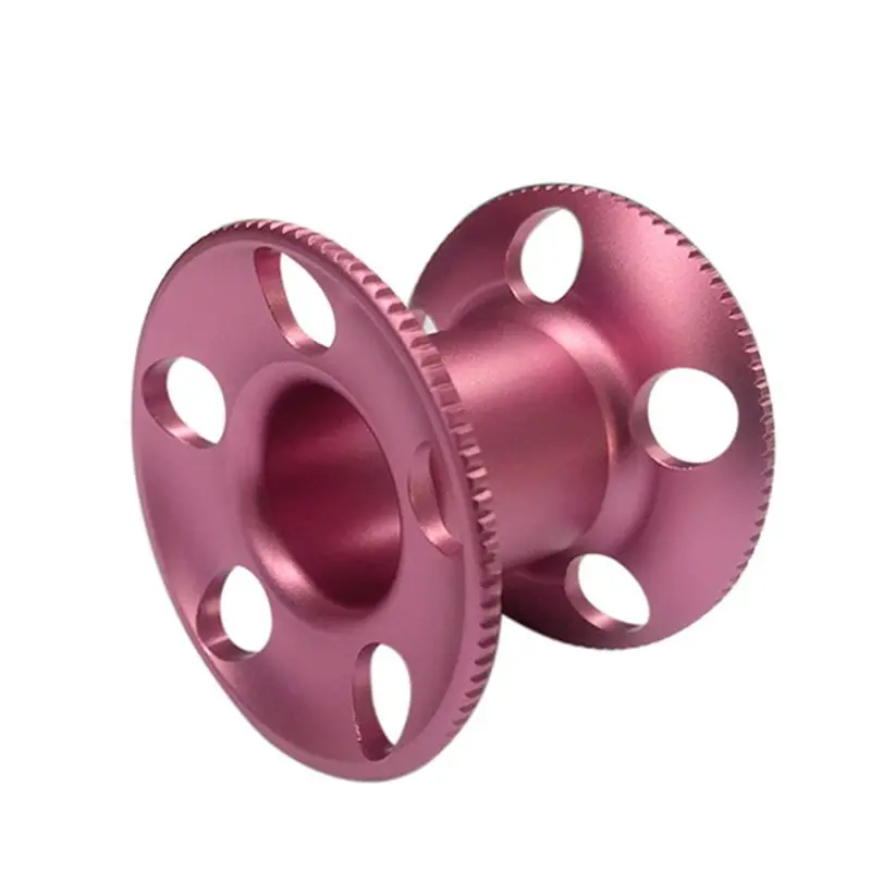 Five Hole Wire Wheel Spool Aluminum Alloy Diving Reel Oxidation Processing 68UB
Five Hole Wire Wheel Spool Aluminum Alloy Diving Reel Oxidation Processing 68UB