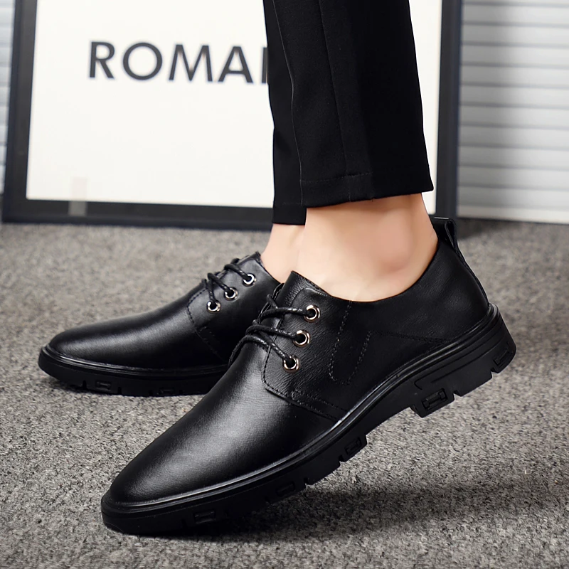 genuine Leather Men Casual Shoes Luxury Brand Mens lace up oxfords fashion Breathable outdoor business Black party Shoes
genuine Leather Men Casual Shoes Luxury Brand Mens lace up oxfords fashion Breathable outdoor business Black party Shoes