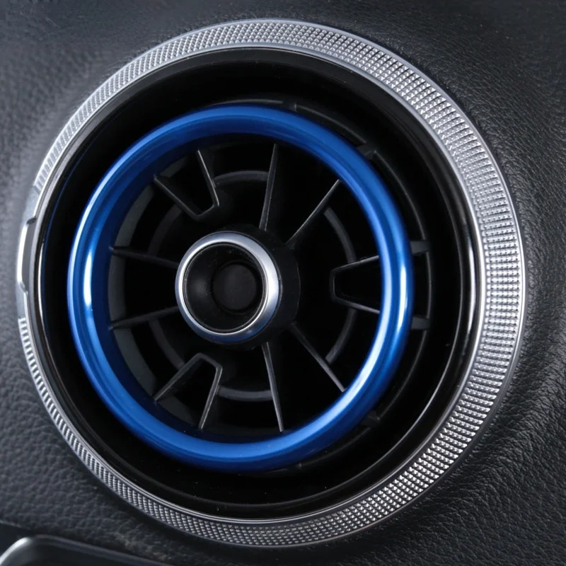 For Audi A3 8V 2013-2019 Interior Red Blue Silver Air Vents Circle Decals Center Console Air Conditioner Outlet Frame Cover Trim
For Audi A3 8V 2013-2019 Interior Red Blue Silver Air Vents Circle Decals Center Console Air Conditioner Outlet Frame Cover Trim