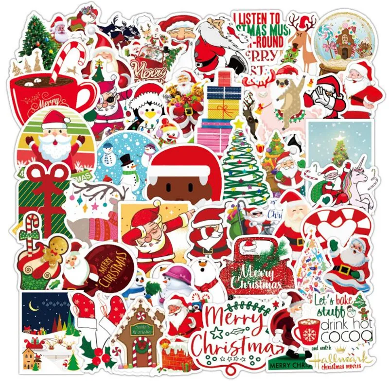 10/30/50PCS Santa Claus Cartoon Graffiti Notebook Skateboard Guitar Guitar Water Cup Waterproof Decorative Sticker Wholesale
10/30/50PCS Santa Claus Cartoon Graffiti Notebook Skateboard Guitar Guitar Water Cup Waterproof Decorative Sticker Wholesale