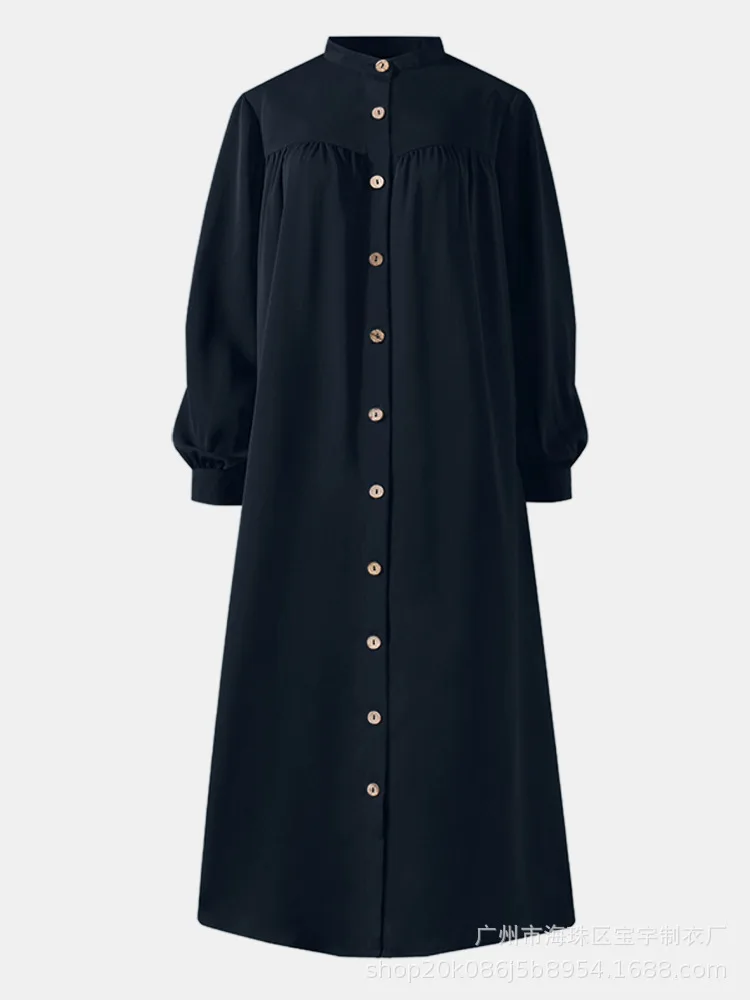 Turkey Arab Women Muslim Dubai Abaya Hijab Dress Jubah Autumn Long Sleeve Buttons Sundress Islam Clothing Abayas Maxi Vestidos
Turkey Arab Women Muslim Dubai Abaya Hijab Dress Jubah Autumn Long Sleeve Buttons Sundress Islam Clothing Abayas Maxi Vestidos