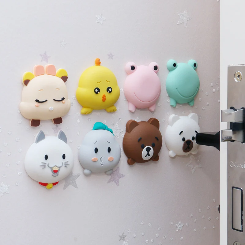 1Pcs Cartoon PVC Refrigerator Anti-collision Sticker Mute Wall Pad Silicone Thickened Suction Cup Wall Door Decoration Protector
1Pcs Cartoon PVC Refrigerator Anti-collision Sticker Mute Wall Pad Silicone Thickened Suction Cup Wall Door Decoration Protector