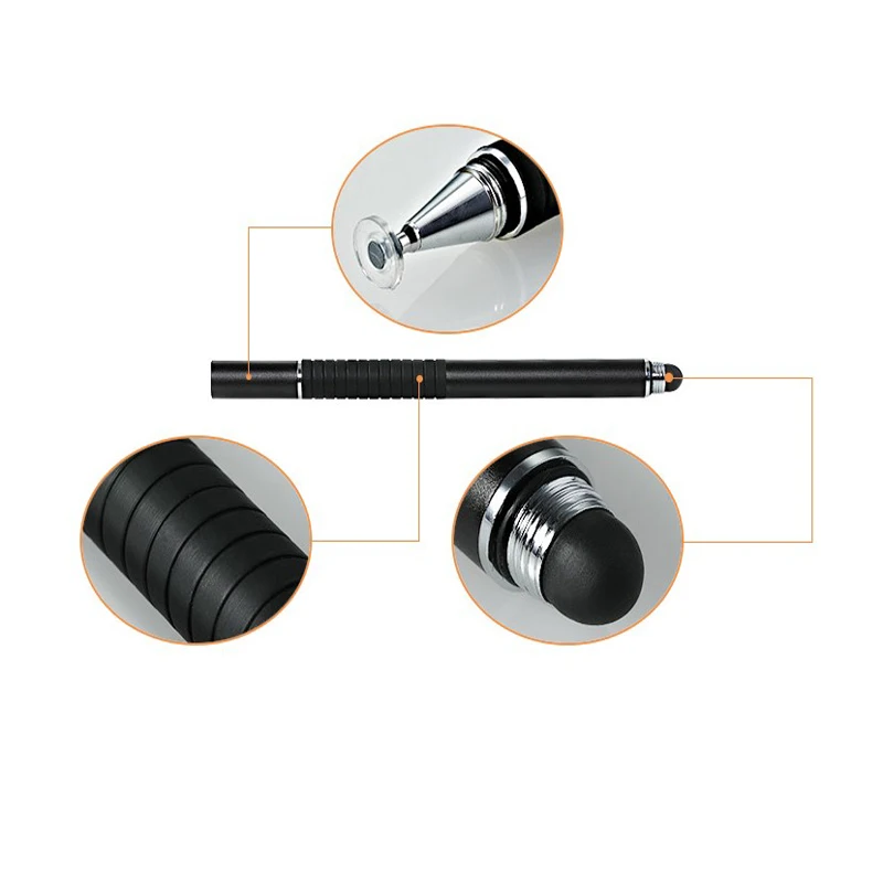 50pcs 2 in 1 Capacitive Pen Touch Screen Drawing Pens Stylus with Conductive Silicone Disc for Tablet PC Smart Phone Custom LOGO
50pcs 2 in 1 Capacitive Pen Touch Screen Drawing Pens Stylus with Conductive Silicone Disc for Tablet PC Smart Phone Custom LOGO