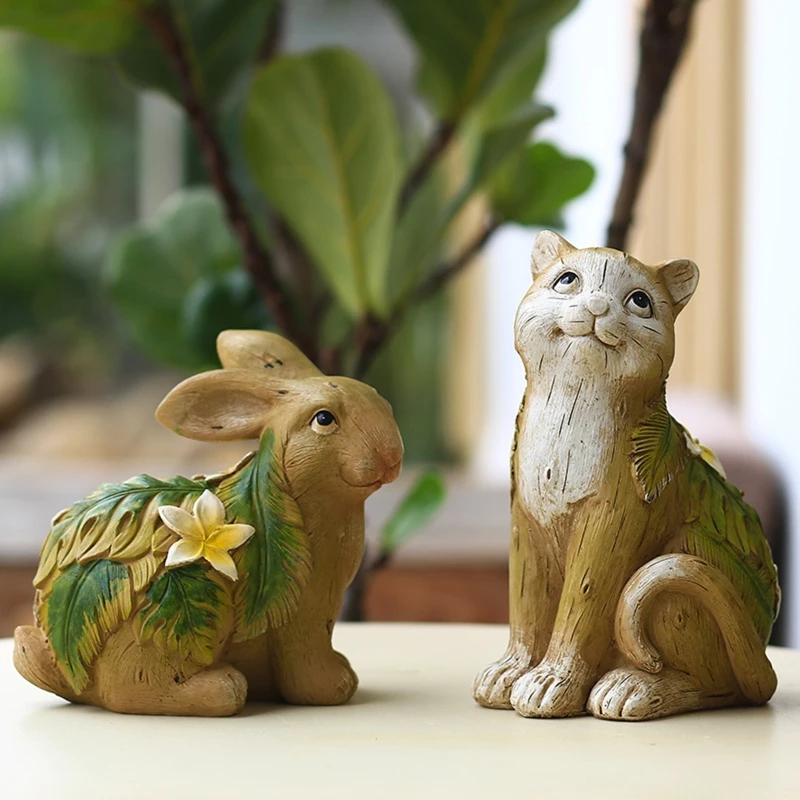 Simulation Animal Statue Miniature Resin Rabbit Cat Snail Turtle Figurine Ornament for Home Garden Outdoor Lawn Decor
Simulation Animal Statue Miniature Resin Rabbit Cat Snail Turtle Figurine Ornament for Home Garden Outdoor Lawn Decor