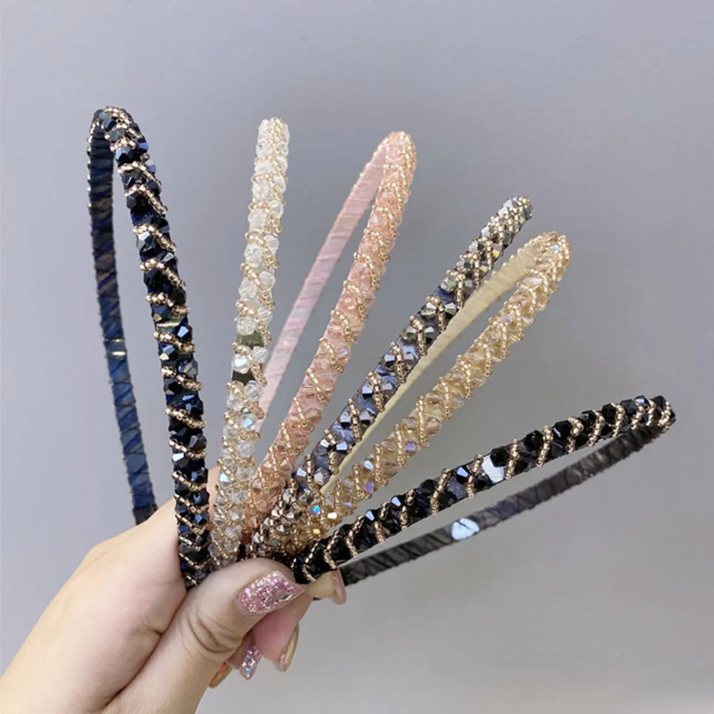 Temperament Korean Girls Women Simple Full Rhinestone Hair Hoops Crystal Headband Hairbands Hair Accessories
Temperament Korean Girls Women Simple Full Rhinestone Hair Hoops Crystal Headband Hairbands Hair Accessories