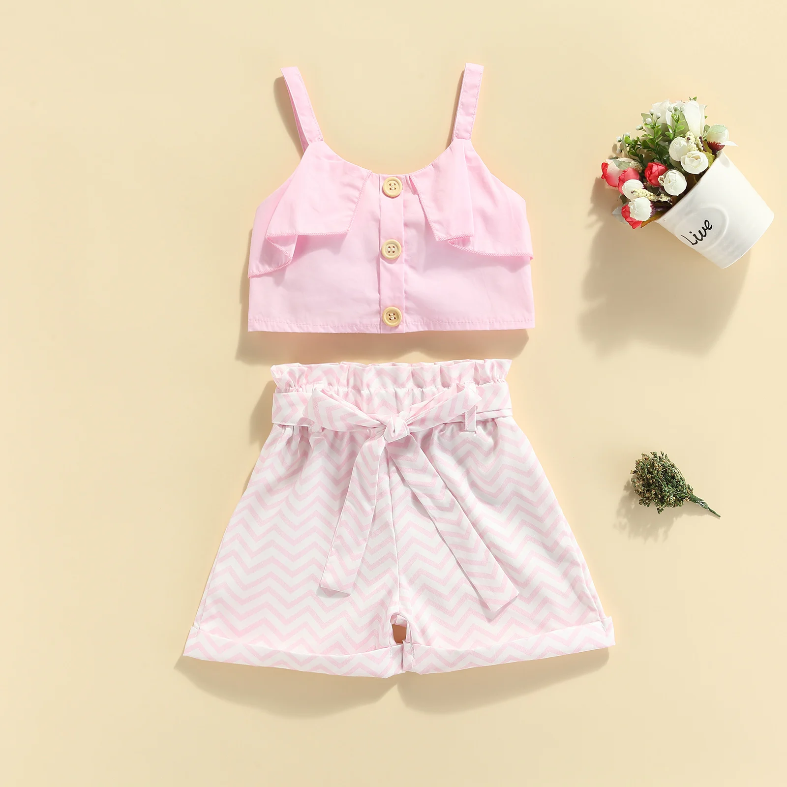 Ma&Baby 2-7Y Kid Girls Clothes Set Ruffles Vest Tops Belt Striped Shorts Outfits Summer Children Clothes Costumes DD43
Ma&Baby 2-7Y Kid Girls Clothes Set Ruffles Vest Tops Belt Striped Shorts Outfits Summer Children Clothes Costumes DD43