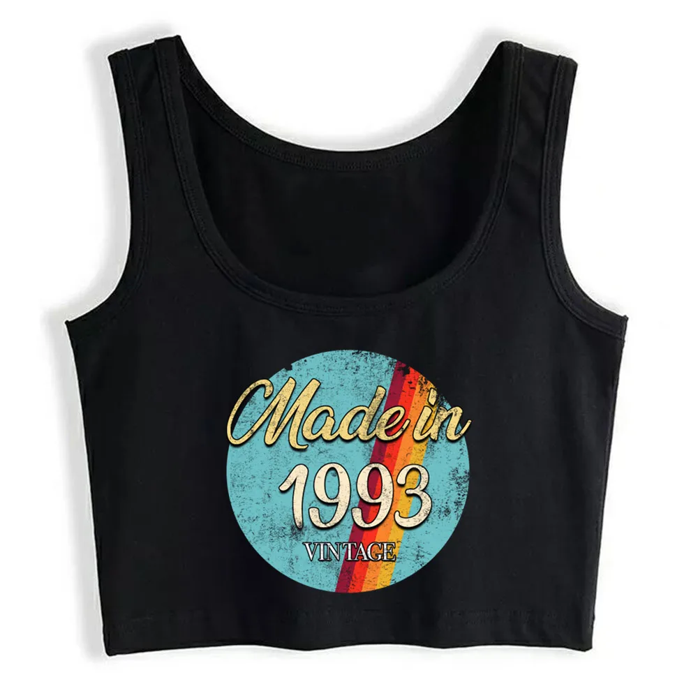 Crop Top Women Made In 1993 Vintage Harajuku Tank Top Women Casual Women Clothes
Crop Top Women Made In 1993 Vintage Harajuku Tank Top Women Casual Women Clothes