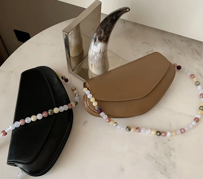 Niche Colorful Beaded Ladies Underarm Bag Ladies Shoulder Bags PU Leather Ladies Handbag High-end Irregular Women Messenger Bag
Niche Colorful Beaded Ladies Underarm Bag Ladies Shoulder Bags PU Leather Ladies Handbag High-end Irregular Women Messenger Bag