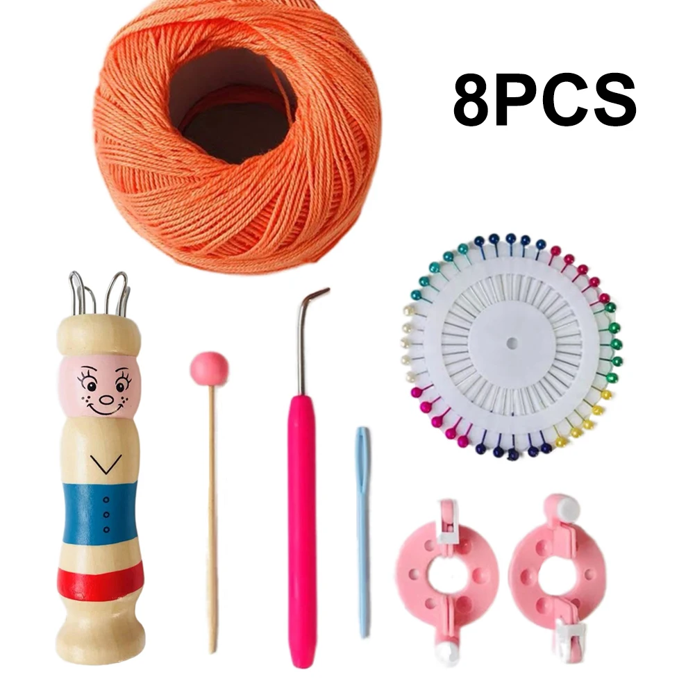 Childrens Handmade Tools Wooden Doll Rope Knitting Needlework Loom Braided Maker Yarn Wool Set Tool Accessory
Childrens Handmade Tools Wooden Doll Rope Knitting Needlework Loom Braided Maker Yarn Wool Set Tool Accessory
