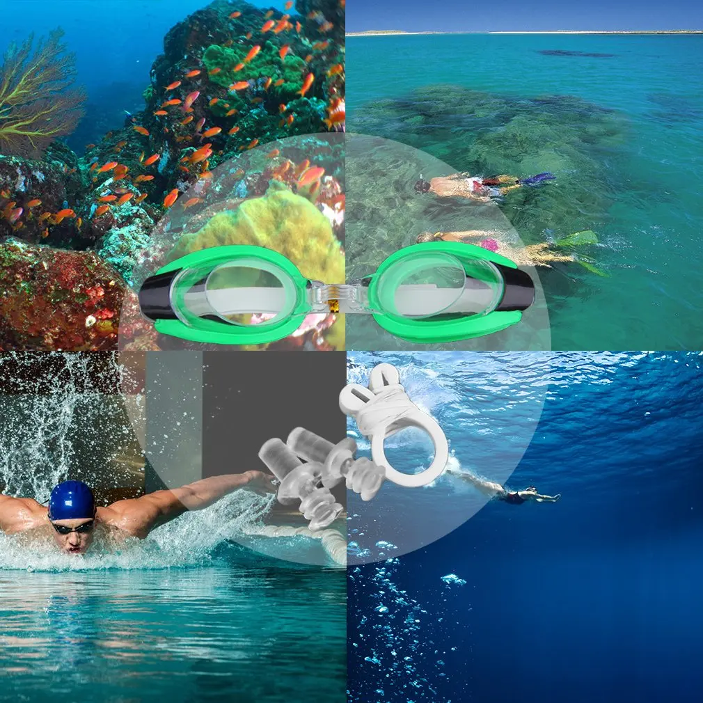3PCS Professional swimming goggles suit Swimming Glasses with Earplugs Nose Clip Anti Fog UV Goggles Adjustable Glasses
3PCS Professional swimming goggles suit Swimming Glasses with Earplugs Nose Clip Anti Fog UV Goggles Adjustable Glasses