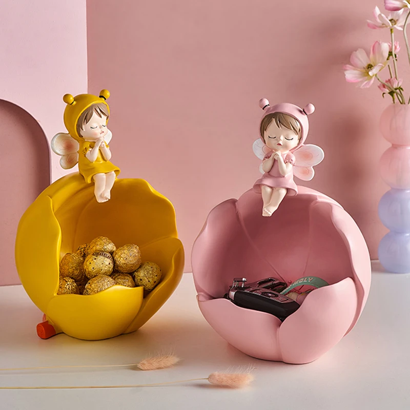Cute Girl Sculpture Jewelry Snack Storage European-style Living Room Home Decoration Desktop Ornaments Gifts For Girlfriend
Cute Girl Sculpture Jewelry Snack Storage European-style Living Room Home Decoration Desktop Ornaments Gifts For Girlfriend