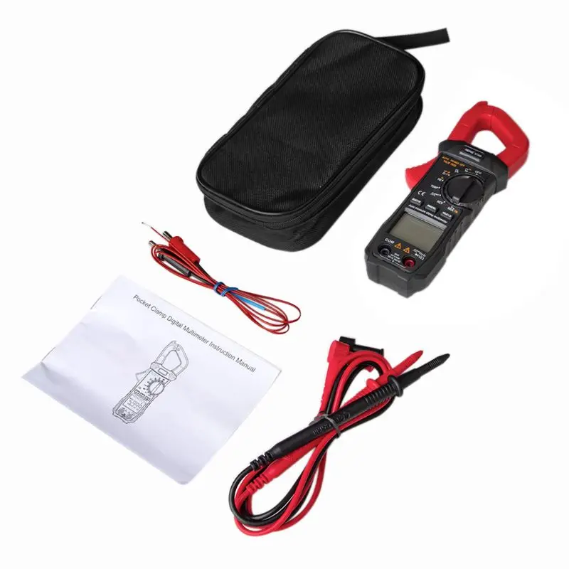 6000 Counts True RMS Clamp Meter Digital Multimeter w/ Square Wave Output Diode 
6000 Counts True RMS Clamp Meter Digital Multimeter w/ Square Wave Output Diode