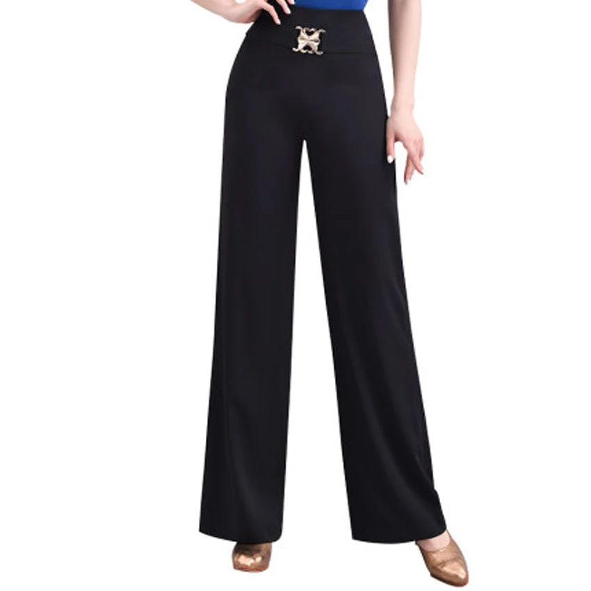 Latin dance pants female high waist slim new national standard modern ballroom dance loose wide leg pants dance pants
Latin dance pants female high waist slim new national standard modern ballroom dance loose wide leg pants dance pants