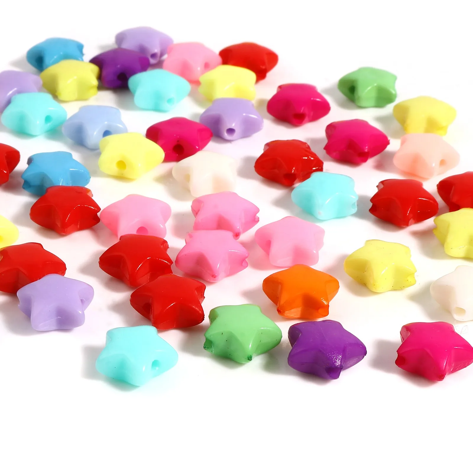500PCs Multicolor Acrylic Beads Pentagram Star Loose Spacer Beads For DIY Making Bracelets Necklace Jewelry About 12mmx11mm
500PCs Multicolor Acrylic Beads Pentagram Star Loose Spacer Beads For DIY Making Bracelets Necklace Jewelry About 12mmx11mm