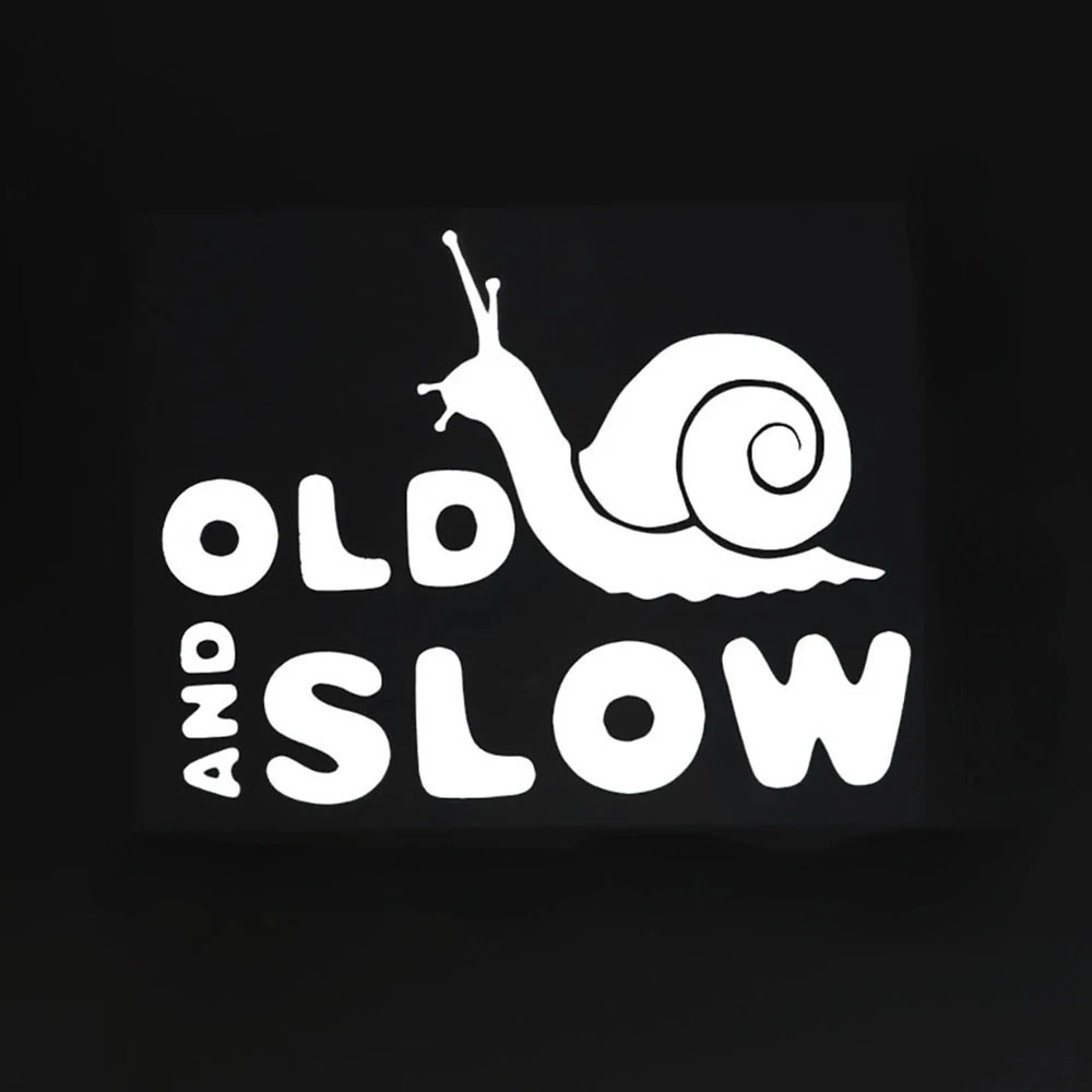 Creativity Car Stickers Old and Slow Car and Motorcycle Body Exterior Graphical In Car Window Sticker PVC Decal 17CM×13CM
Creativity Car Stickers Old and Slow Car and Motorcycle Body Exterior Graphical In Car Window Sticker PVC Decal 17CM×13CM
