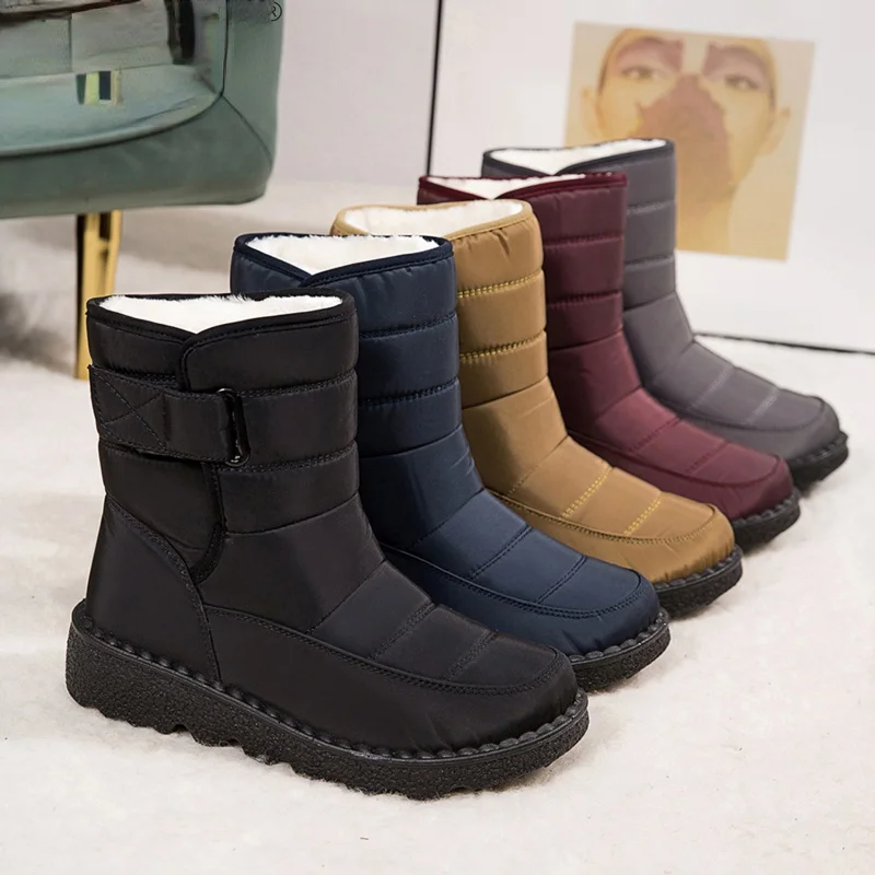 2021 New Winter High-top Plush Boots Water Proof Hook & Loop Plus Velvet Women's Shoes Long Tube Outdoor Snow Boots
2021 New Winter High-top Plush Boots Water Proof Hook & Loop Plus Velvet Women's Shoes Long Tube Outdoor Snow Boots