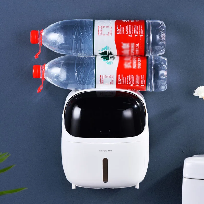 Waterproof Toilet Tissue Box Creative Robot Paper Holders Multifunctional Hanging Roll Paper Rack Sanitary Napkin Box Tube Shelf
Waterproof Toilet Tissue Box Creative Robot Paper Holders Multifunctional Hanging Roll Paper Rack Sanitary Napkin Box Tube Shelf