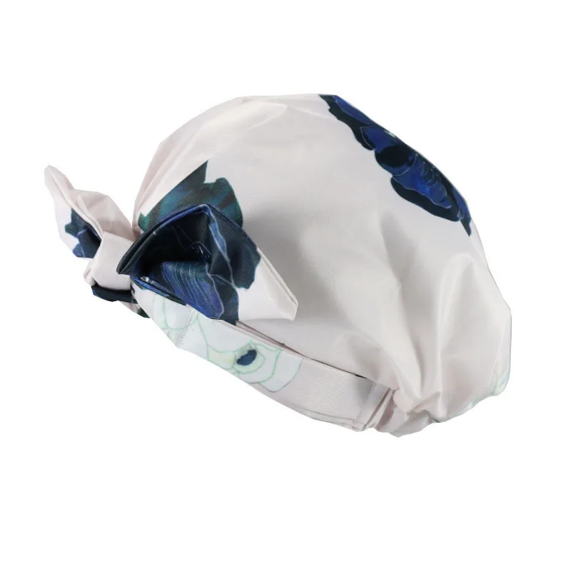 Gluing New Green Leaf Bowknot Waterproof and Environmentally Friendly Material Adjustable Shower Cap
Gluing New Green Leaf Bowknot Waterproof and Environmentally Friendly Material Adjustable Shower Cap