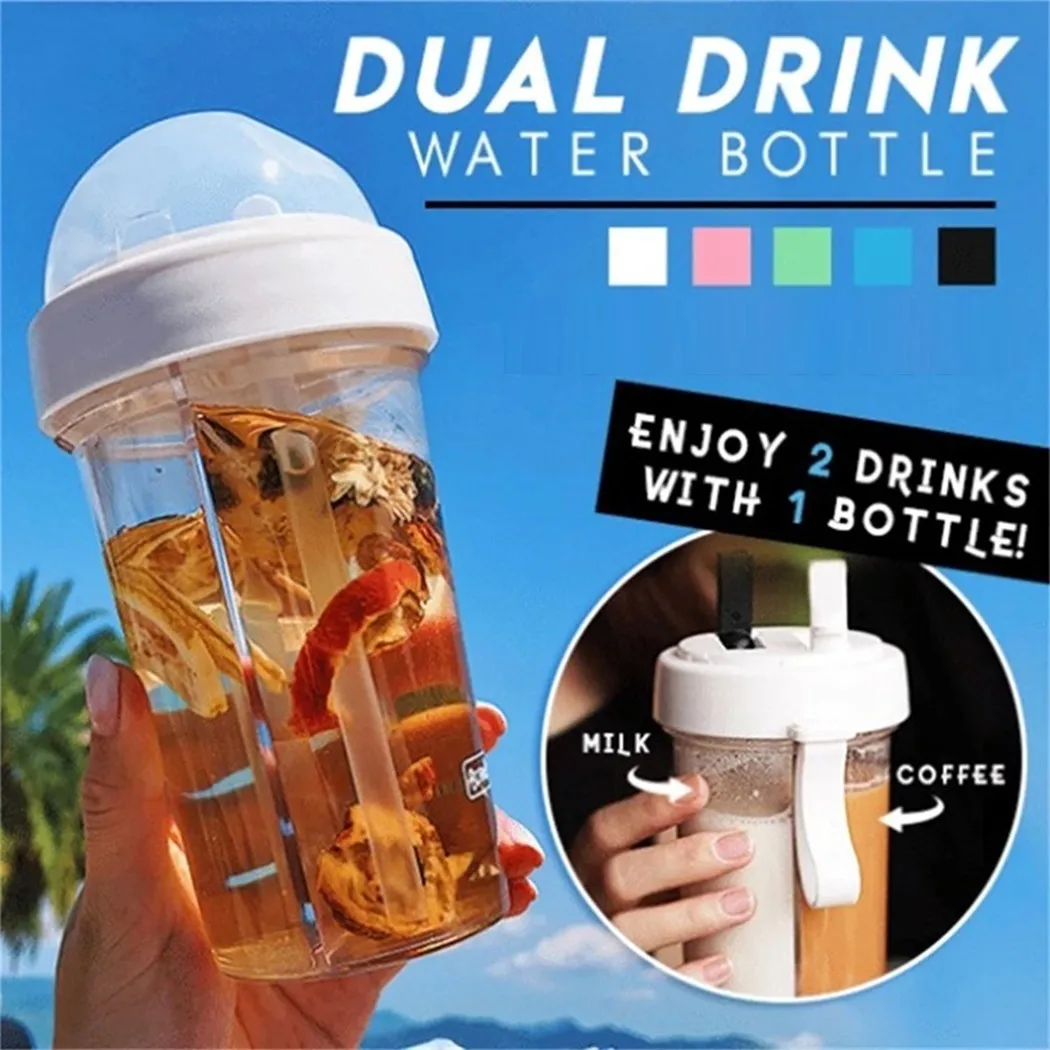 Fashionable Simple Double Drinking Cup Double Straw Cup Water Cup Couple Cup Dual Purpose Kettle Student Net Red Cup
Fashionable Simple Double Drinking Cup Double Straw Cup Water Cup Couple Cup Dual Purpose Kettle Student Net Red Cup