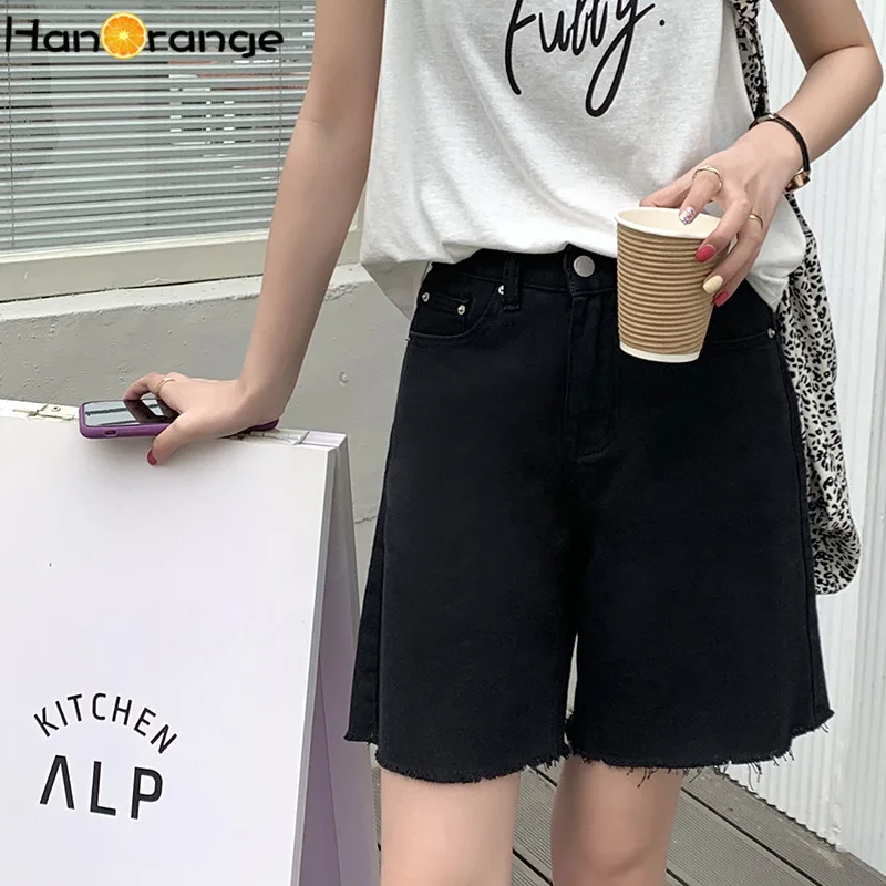 Basic Denim Burrs Edge Denim Shorts Women 2021 Summer Loose Wide Leg Casual Short Pants Frayed Black Pockets
Basic Denim Burrs Edge Denim Shorts Women 2021 Summer Loose Wide Leg Casual Short Pants Frayed Black Pockets