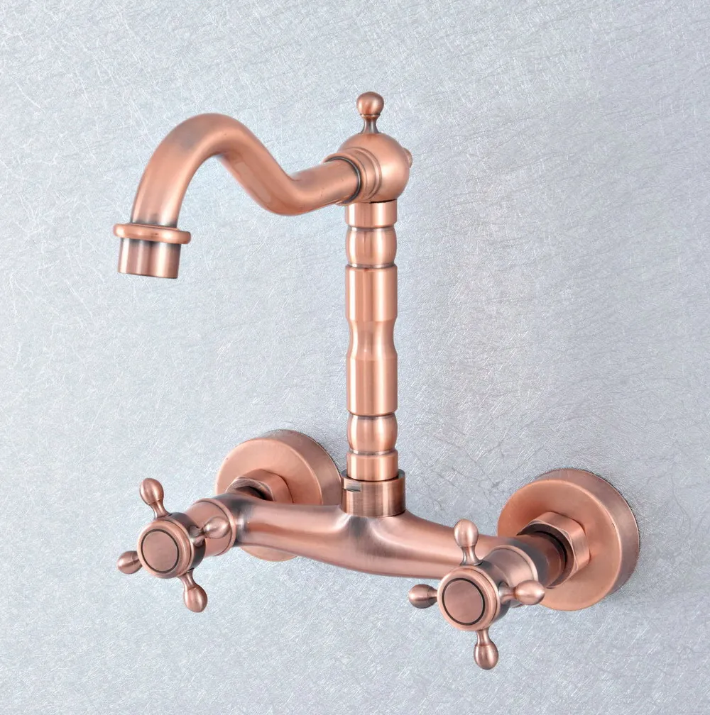 Antique Red Copper Brass Wall Mounted Kitchen Wet Bar Bathroom Sink Faucet Swivel Spout Mixer Tap Dual Cross Handles asf861
Antique Red Copper Brass Wall Mounted Kitchen Wet Bar Bathroom Sink Faucet Swivel Spout Mixer Tap Dual Cross Handles asf861