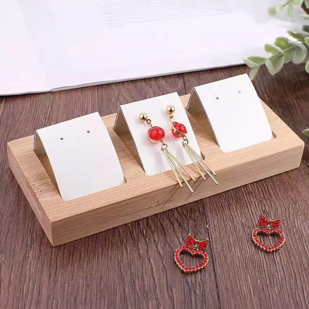Desktop Store Business Earring Stand Shop Storage Case Bamboo Craft Decorative Holder Table Ear Stud Jewelry Dispay Rack
Desktop Store Business Earring Stand Shop Storage Case Bamboo Craft Decorative Holder Table Ear Stud Jewelry Dispay Rack