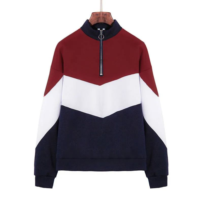 Women's Hoodies Winter Long Sleeve Casual Colorblock Sweatshirt Plus Velvet Warm Sweatshirt Autumn 2020 Female Hoodies Tops Y316 
Women's Hoodies Winter Long Sleeve Casual Colorblock Sweatshirt Plus Velvet Warm Sweatshirt Autumn 2020 Female Hoodies Tops Y316