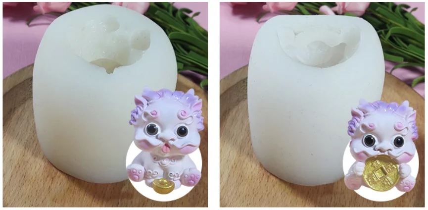 DIY Silicone Epoxy Resin Candle Mold Crafts Souvenir Brave Troops Cartoon Cute Pet Year Beast Shape Decorative Accessories
DIY Silicone Epoxy Resin Candle Mold Crafts Souvenir Brave Troops Cartoon Cute Pet Year Beast Shape Decorative Accessories