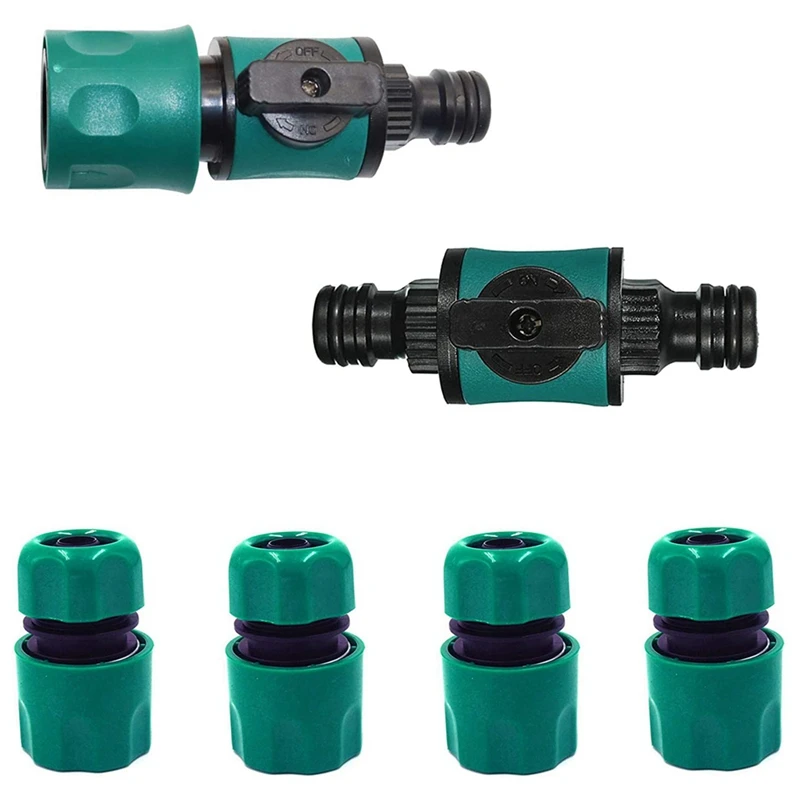 Release in Line Shut Off Valve for Join Garden Hose Pipe Tube, Double Male Connector Valve Extender with Matching Hose
Release in Line Shut Off Valve for Join Garden Hose Pipe Tube, Double Male Connector Valve Extender with Matching Hose