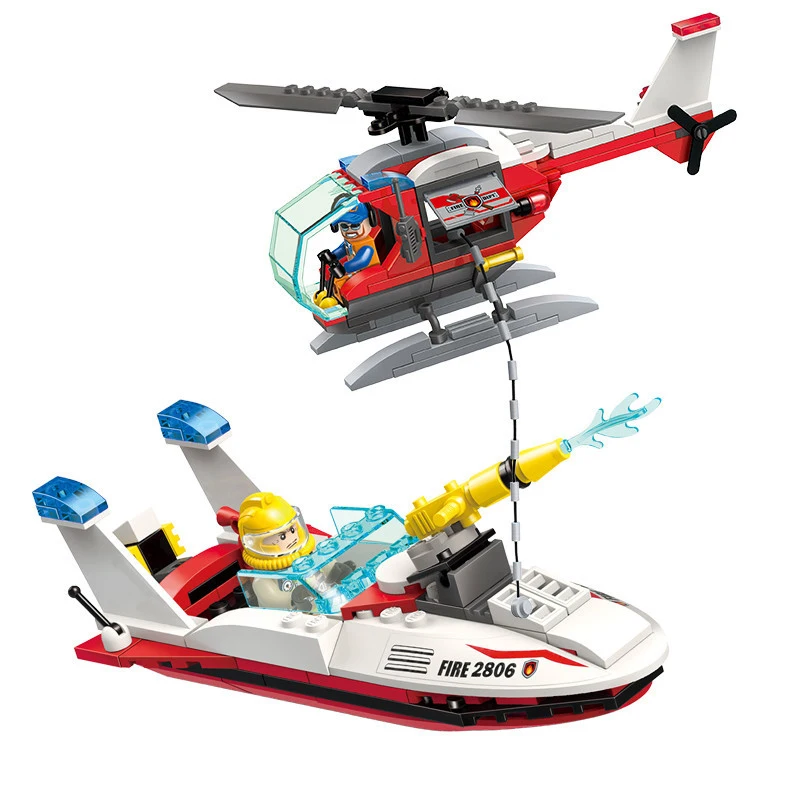 ENLIGHTEN City Fire Rescue Brick sOffshore Drilling Crisis Boat Helicopter Building Blocks Compatible Toys Children Gifts
ENLIGHTEN City Fire Rescue Brick sOffshore Drilling Crisis Boat Helicopter Building Blocks Compatible Toys Children Gifts