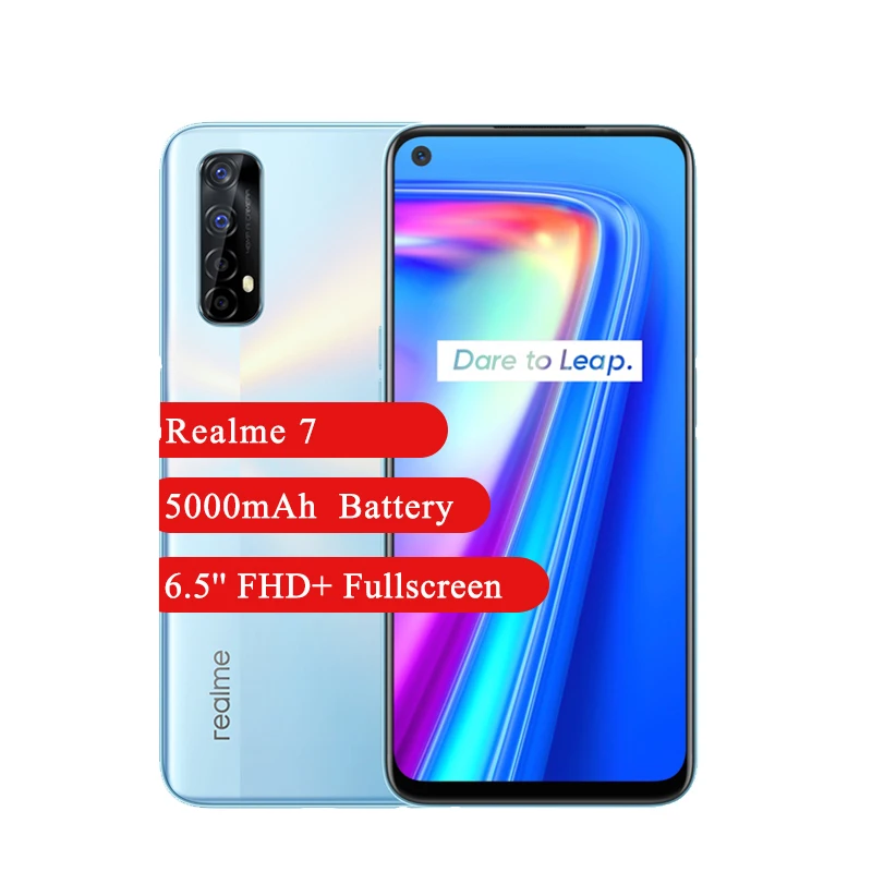 Realme 7 NFC мобильный телефон 6 ГБ/8 ГБ Оперативная память 5 "FHD + полный экран Helio G95